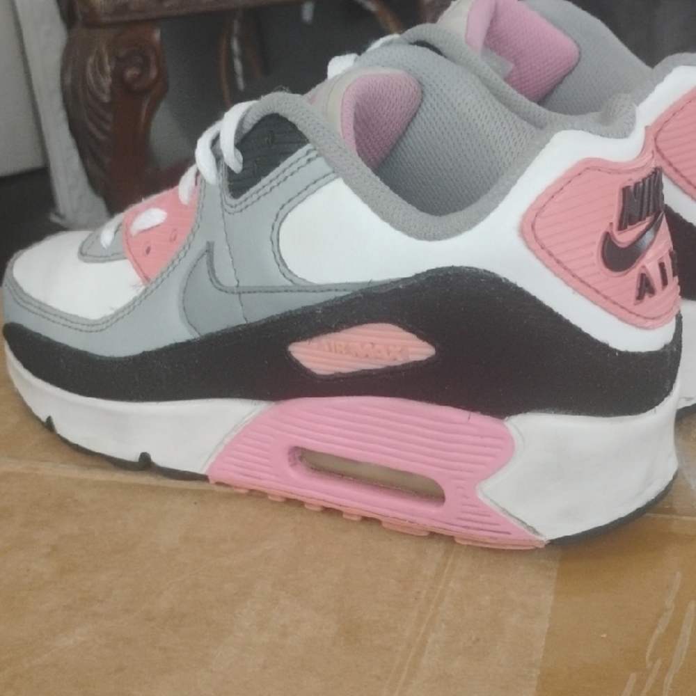 Nike Women's Air Max Athletic Sneakers in White, Pink, Gray, Black